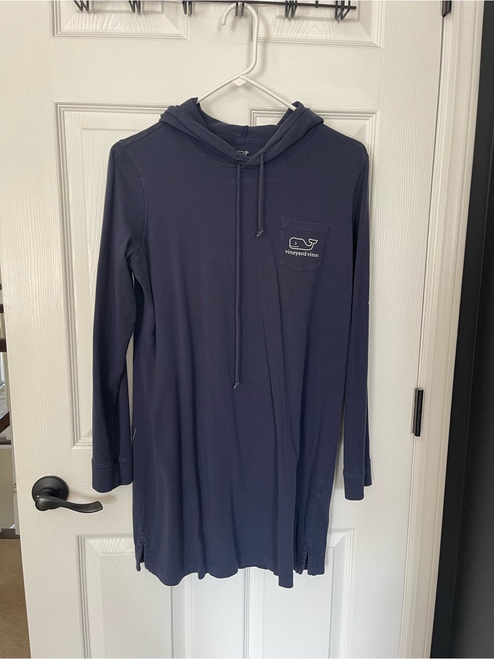 Vineyard Vines Women’s Navy Long-Sleeve Hooded Coverup